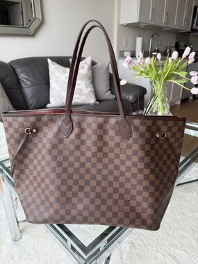 Original interior Louis Vuitton Neverfull Damier Ebene GM